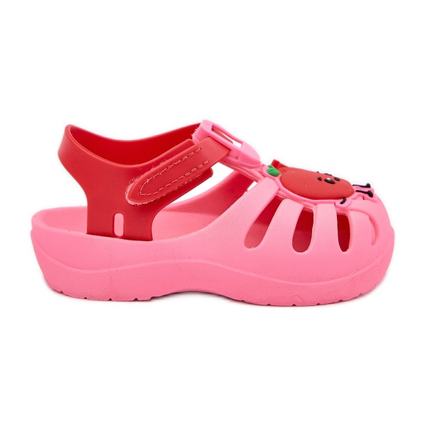 Velcro Children's Sandals Fruit 83615 Ipanema Summer XIV Pink-rouge rose