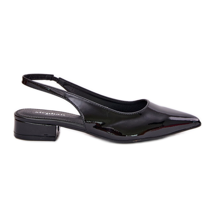 Ballerines à thèmes basses noires le noir