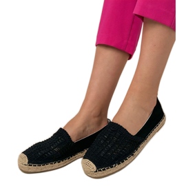 Espadrilles de travail noir sur la plate-forme