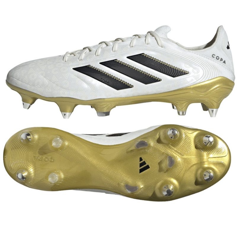 Adidas Copa Pure III Elite SG JQ1777 Chaussures de football blanche