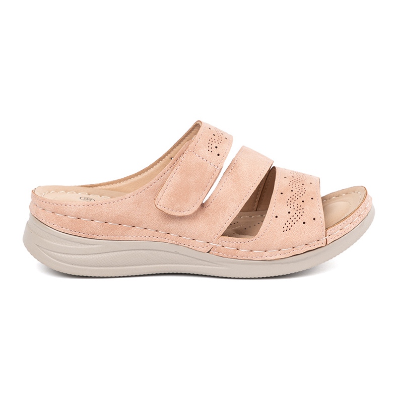 Seastar Les tongs rose clair sur un coin bas Seastar Les tongs rose clair sur un coin bas