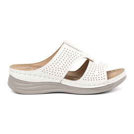 Seastar Tongs de coupe blanc confortable blanche