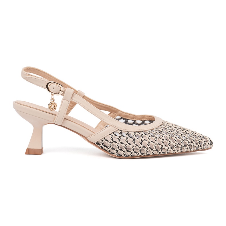 Goodin Pompes ouvertes à thèmes basses beige