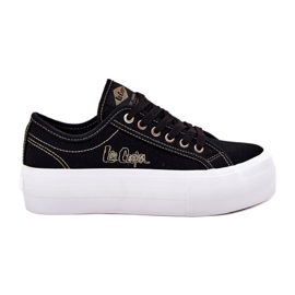 Sneakers matériels pour femmes sur la plate-forme Lee Cooper LCW-25-31-3431L noir