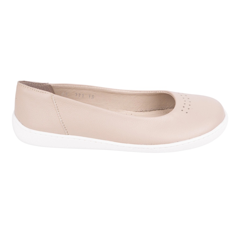 Olivier Les pompes minimalistes aux femmes aux pieds nus ont glissé 1771pol mini beige