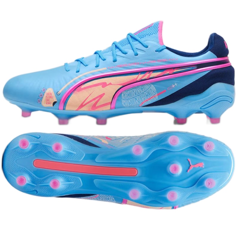 Puma King Ultimate Vol. UP FG / AG 108069-01 Chaussures de football bleu Puma King Ultimate Vol. UP FG / AG 108069-01 Chaussures de football bleu