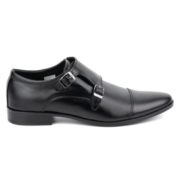 Olivier Chaussures habillées en cuir Monki 306LU noir