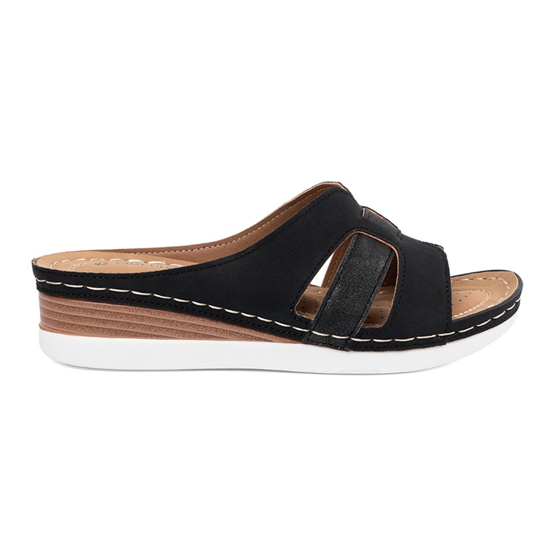 Flip noire des femmes -flops le noir