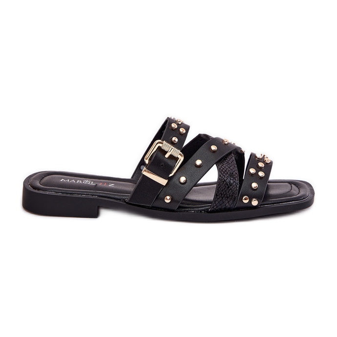 Les tongs pour femmes à thèmes pour femmes décorés avec des rayures et une pince noire le noir Les tongs pour femmes à thèmes pour femmes décorés avec des rayures et une pince noire le noir