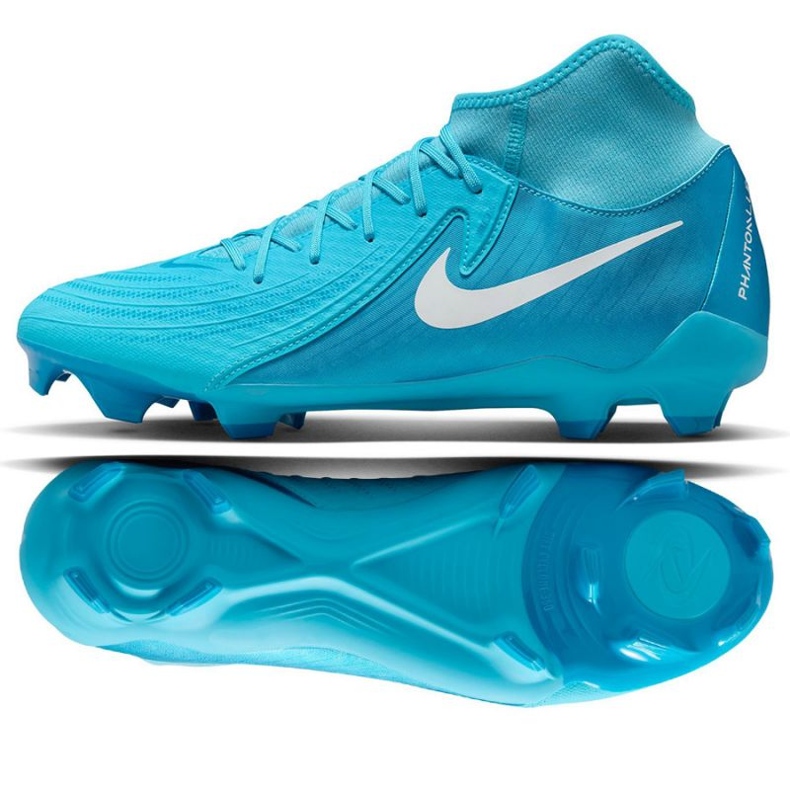 Nike Phantom Luna II Academy FG / MG FD6725-400 Chaussures de football bleu