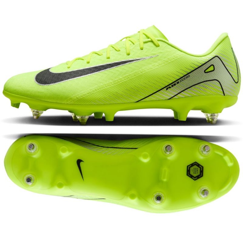 Nike Mercurial Vapor 16 Academy Sg-Pro AC FQ8425-700 Chaussures de football jaune