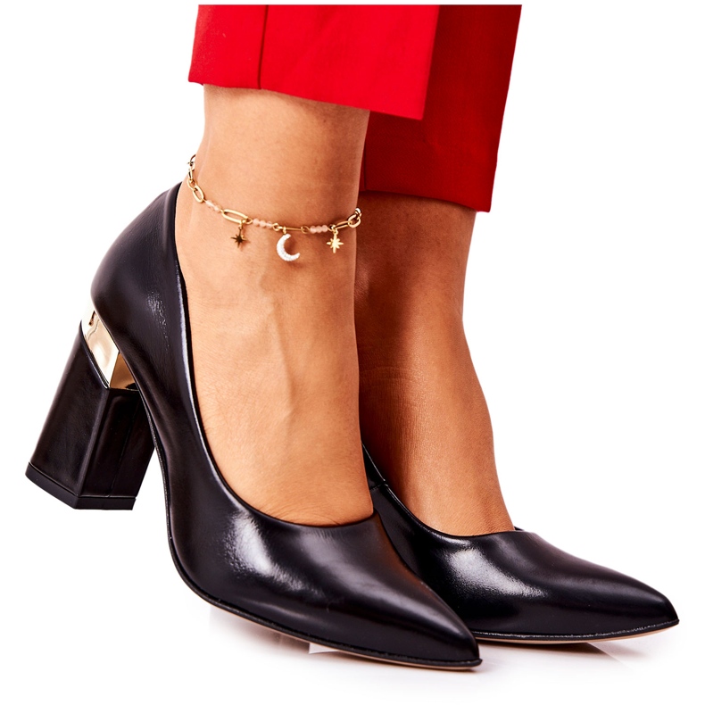 Lewski Shoes Escarpins Cuir Lewski 3117 Noir Lewski Shoes Escarpins Cuir Lewski 3117 Noir