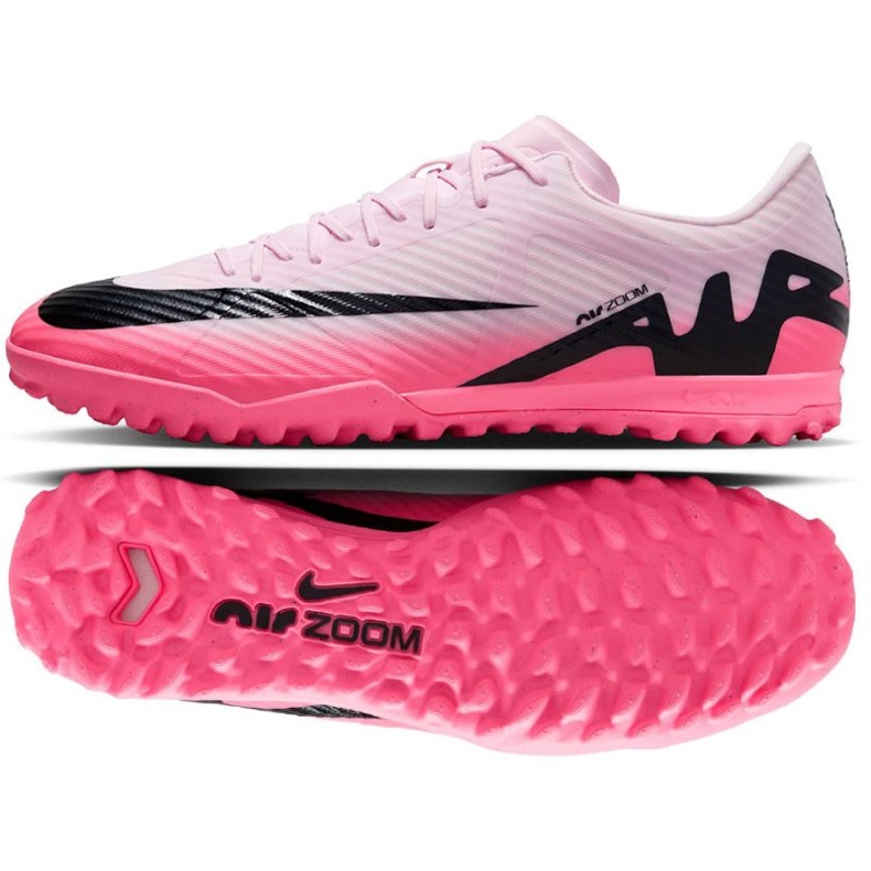 Nike Zoom Mercurial Vapor 15 Academy TF DJ5635-601 Chaussures de football rose Nike Zoom Mercurial Vapor 15 Academy TF DJ5635-601 Chaussures de football rose