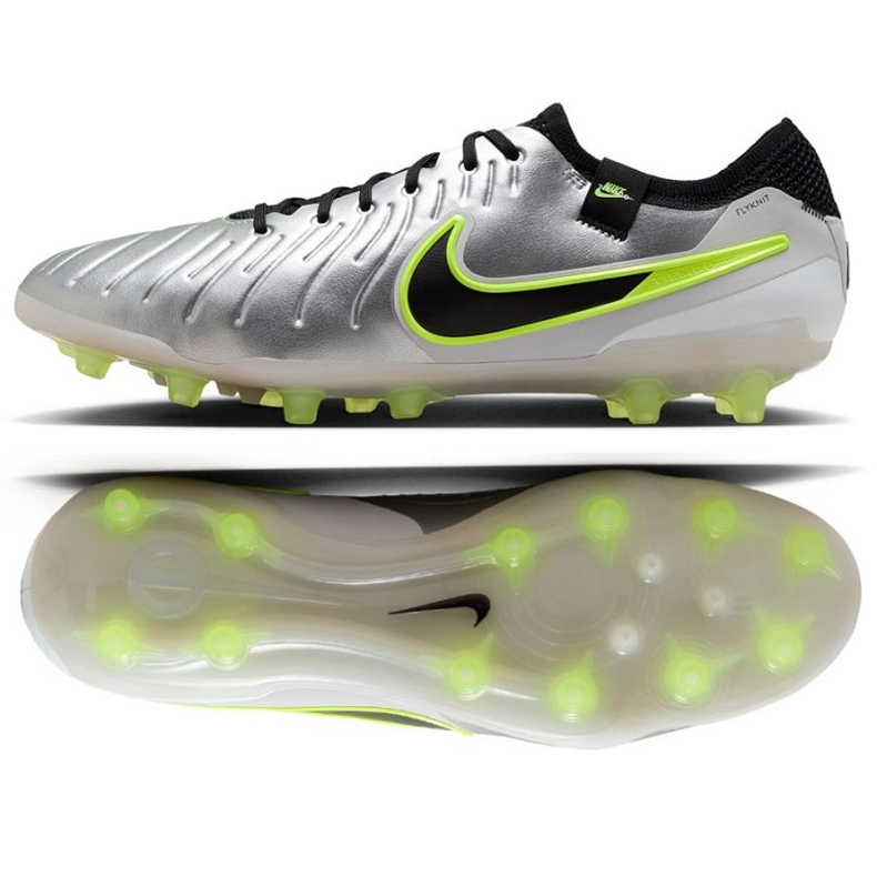 Nike Tiempo Legend 10 Elite Ag-Pro DV4330-001 Chaussures de football argent Nike Tiempo Legend 10 Elite Ag-Pro DV4330-001 Chaussures de football argent