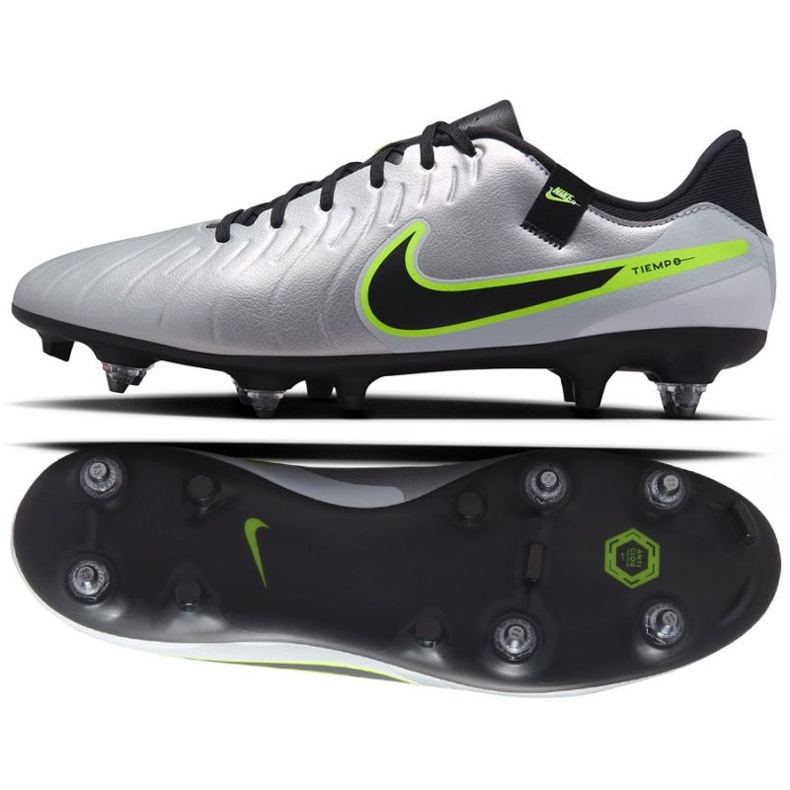 Nike Tiempo Legend 10 Academy Sg-Pro AC DV4338-001 Chaussures argent