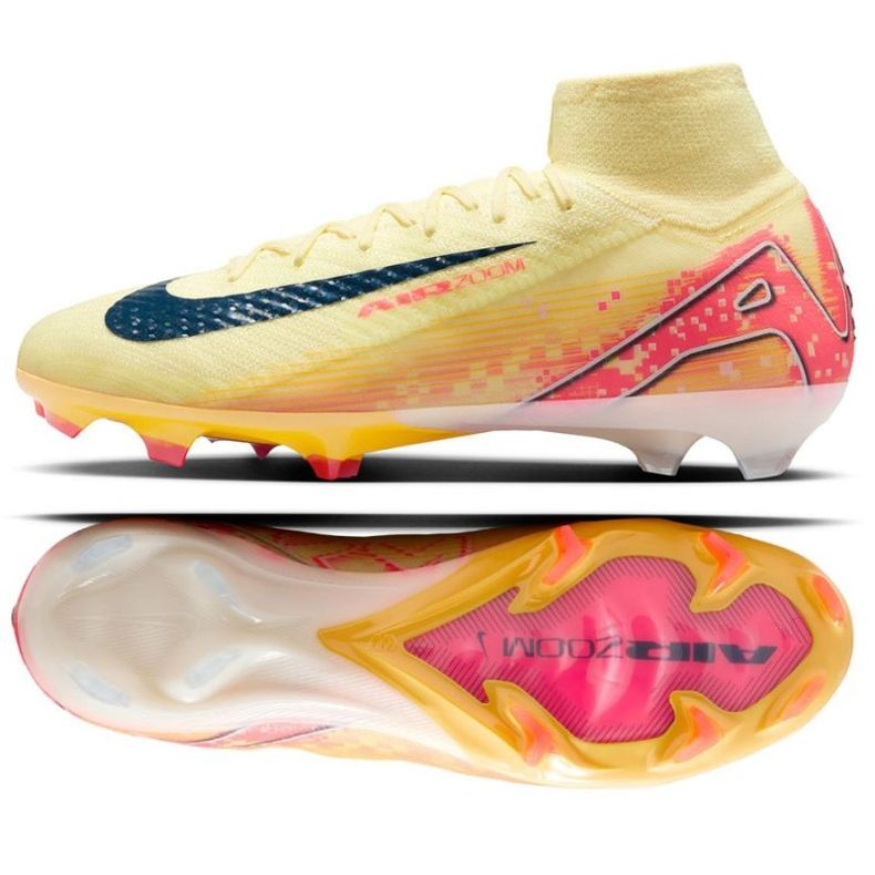 Nike Zoom Mercurial Superfly 10 Elite Km FG FQ8692-800 Football Shoes orange