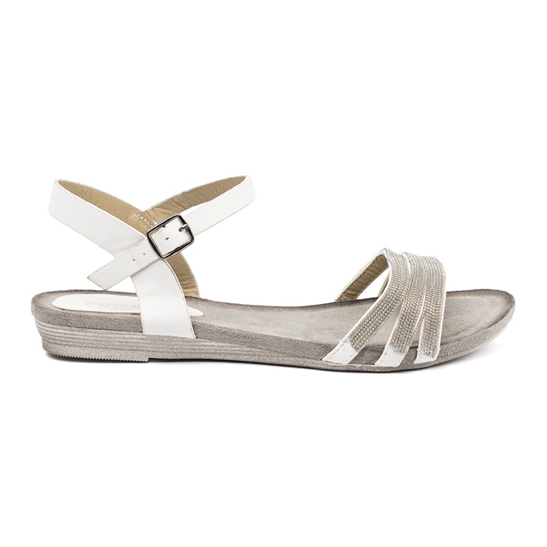 Shelvt Sandales féminines élégantes avec rayures paillettes multicolore Shelvt Sandales féminines élégantes avec rayures paillettes multicolore