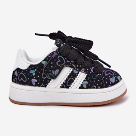 Baskets baskets Sports Chaussures avec coeurs noirs