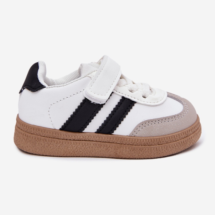 Baskets Sneakers Sneakers avec velcro blanche