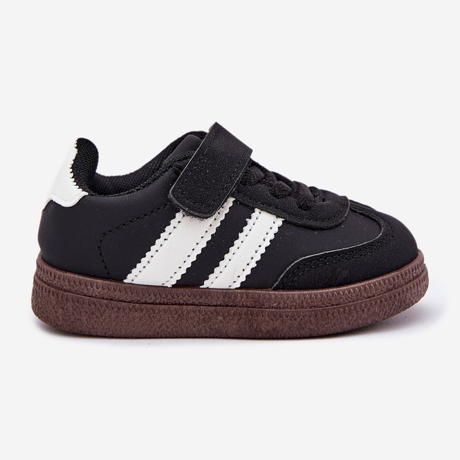 Sneakers pour enfants noirs chaussures de sport le noir