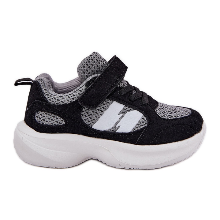 Sneakers pour enfants gris noirs chaussures de sport le noir Sneakers pour enfants gris noirs chaussures de sport le noir