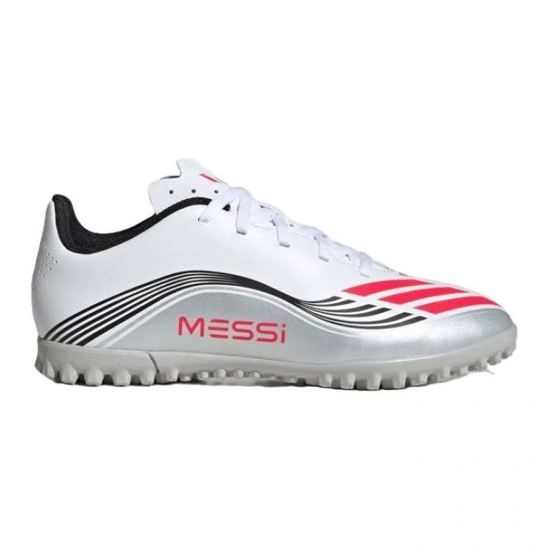 Adidas F50 Messi Club TF JP7453 Chaussures de football blanche