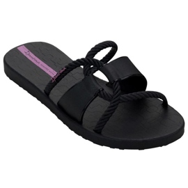 Ipanema pour femmes Diversa Slidel 27232 BG830 Black Flip -flops noir