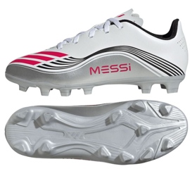 Adidas F50 Messi Club FG / MG JP7457 Chaussures de football blanc
