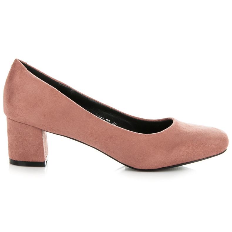 Vices New Collection Escarpins classiques en daim rose