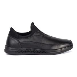 J'ai glissé dans des chaussures écologiques noir