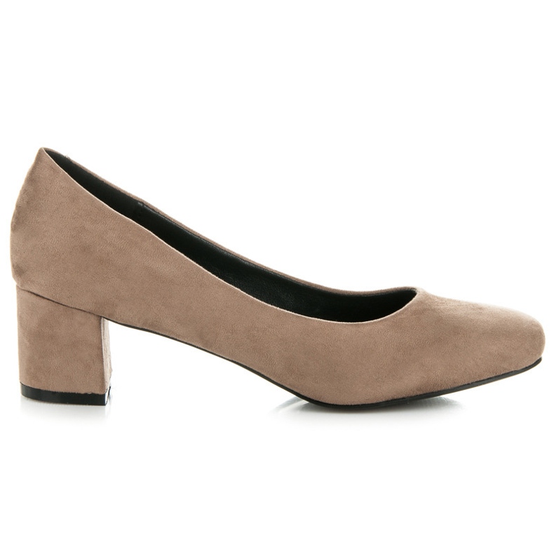 Vices New Collection Escarpins classiques en daim brun