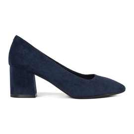 Pumps en daim de la Marine Sergio Leone bleu