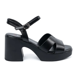 Seastar Sandales noires sur le poteau