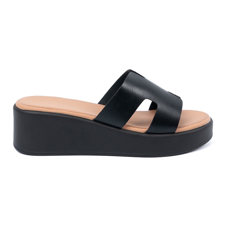 Seastar Slippers de la plate-forme noire pour femmes le noir Seastar Slippers de la plate-forme noire pour femmes le noir