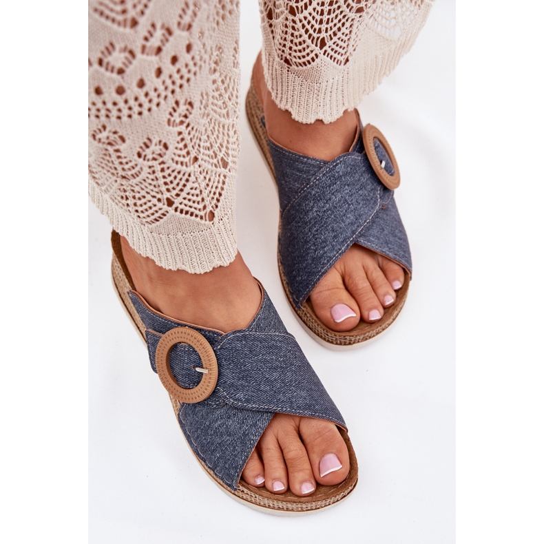 Cales féminines avec un décoratif inblu rv000012 bleu bleu bleu