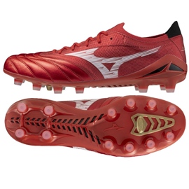 Mizuno Morelia Neo IV Beta Elite FG P1GA254260 Chaussures de football rouge