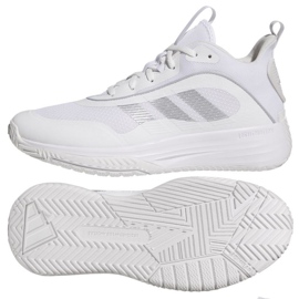 Adidas Owthegame 3.0 JR6671 Chaussures de basket-ball blanche