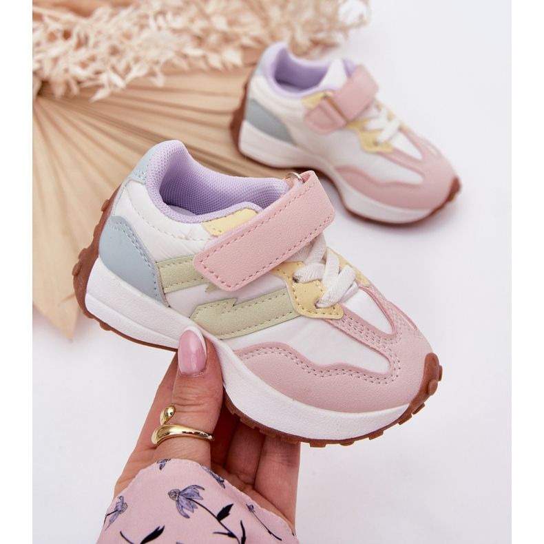 Chaussures de sport pour velcro, multicolore