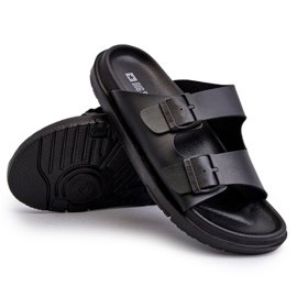 Tongs Légères Pour Hommes Avec Boucles Big Star NN174597 Noir