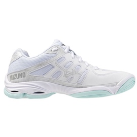 Voltage des vagues Mizuno 2 V1GC246045 Volleyball Chaussures blanche