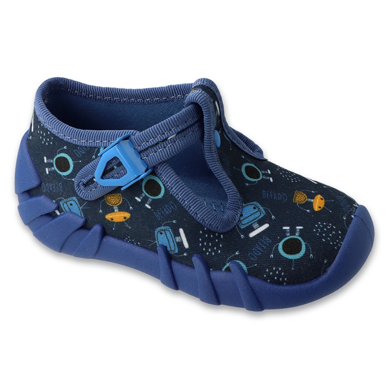 Slippers pour enfants de Befado 110p515 dans diverses applications bleu
