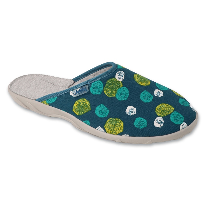 Befado chaussons femme à motif 235D203 vert