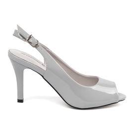 Goodin Talons hauts peints gris