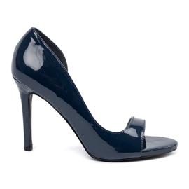 Goodin Pompes bleues marines avec des doigts nus