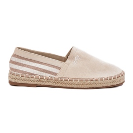 Eco en daim masculin Espadrilles Beige