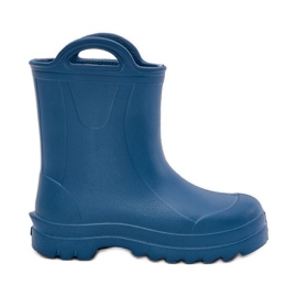 Galoshes pour enfants de Lemigo Doggy 735 Blue marine bleu
