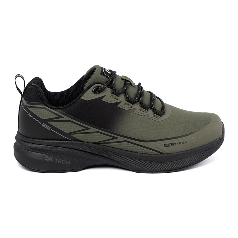 DK Chaussures de sport pour hommes verts foncés