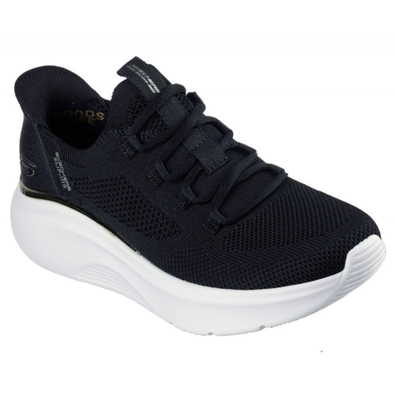Skechers Slip -in: Bobs Sport B Love - True Delight 117617 Blk Black Shoes le noir