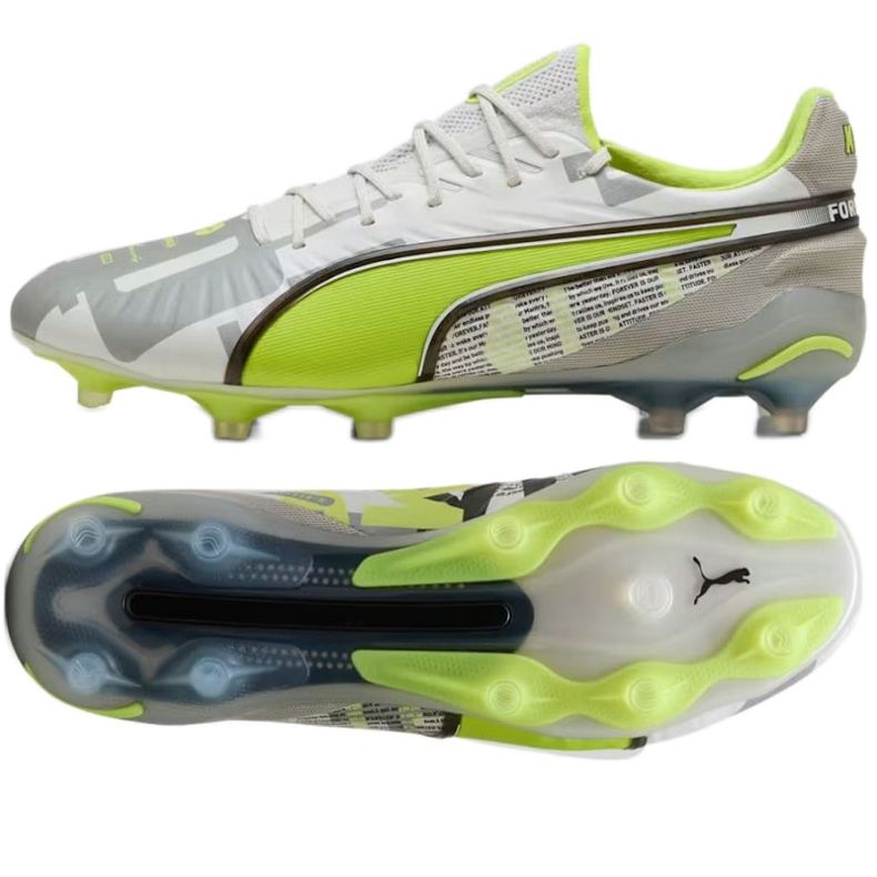 Puma King Ultimate Forever FG / AG 108426-01 Chaussures de football gris Puma King Ultimate Forever FG / AG 108426-01 Chaussures de football gris