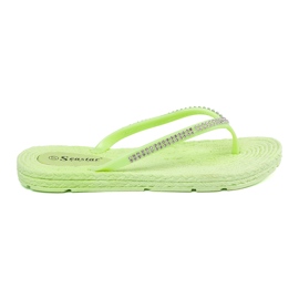 Seastar Flip vert -flops avec zircons